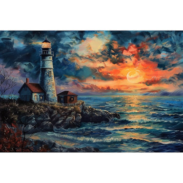 Ocean Lighthouse Canvas